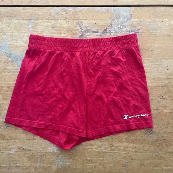 Champion Girl’s Athletic Red Shorts - Picture 1 of 5
